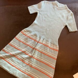 Vintage Striped Knit Mini Dress size 2